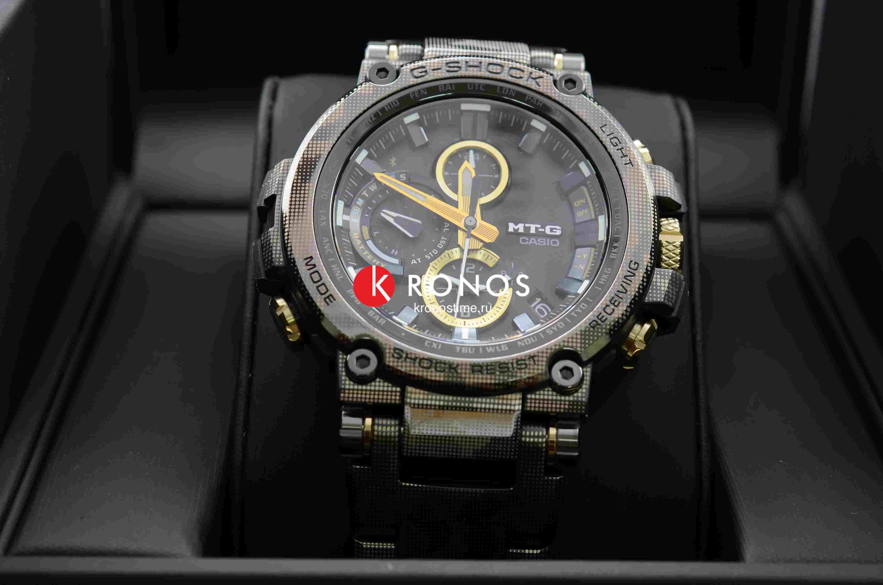 Оригинальные часы Casio Casio G-Shock Premium MTG-B1000DCM-1A электронные калибр механизма  общий вид